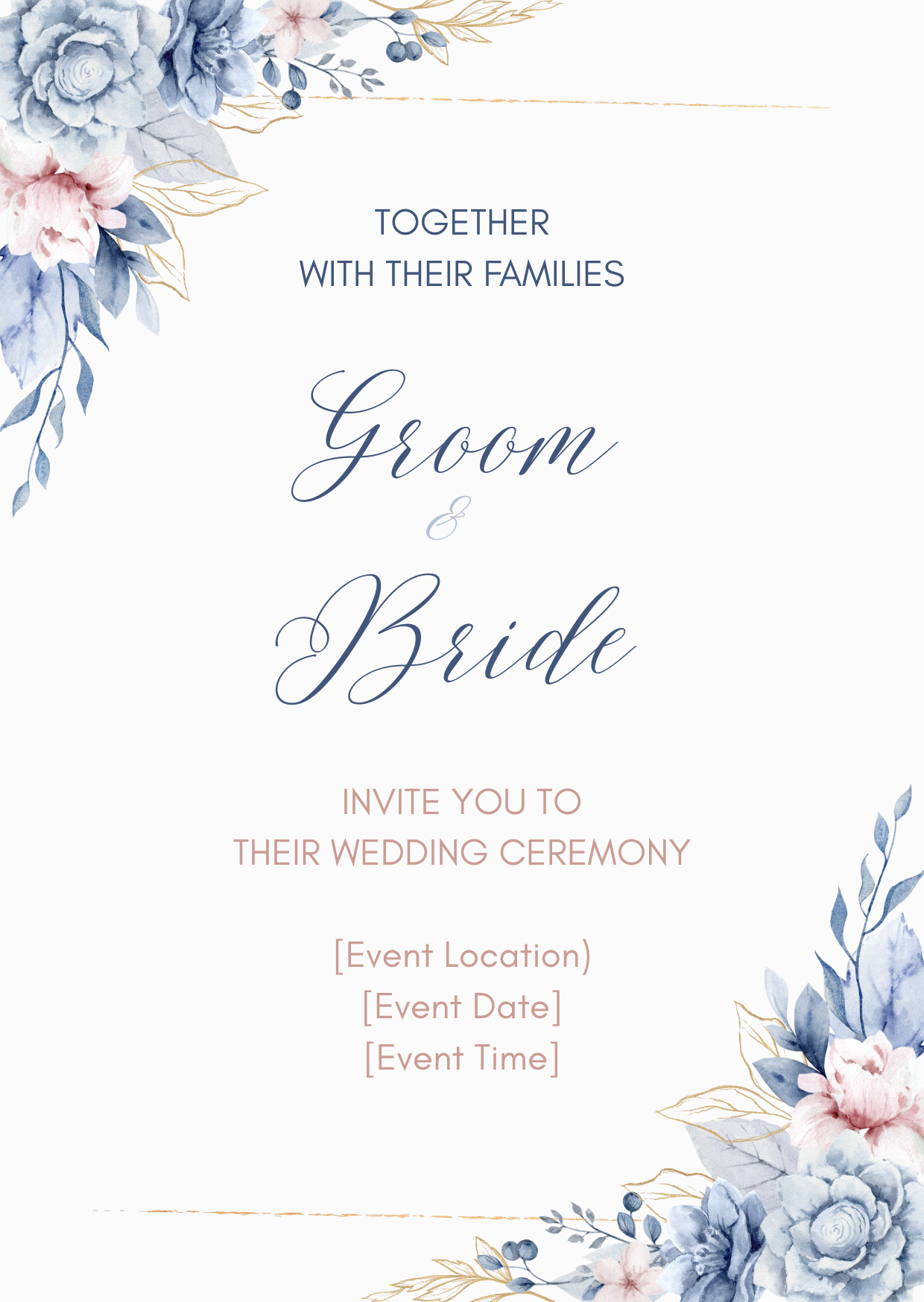 Wedding invitation design 4