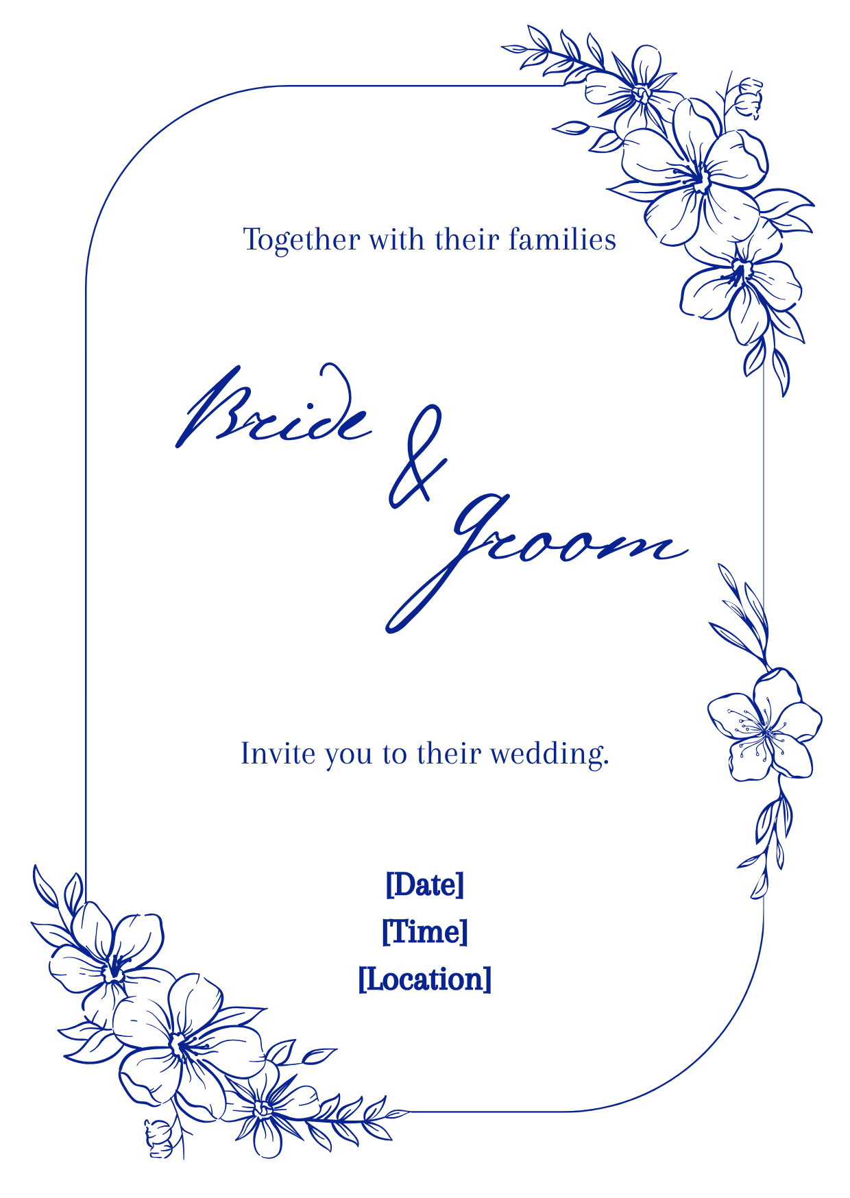 Wedding invitation design 5